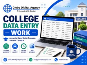 College Data Entry work