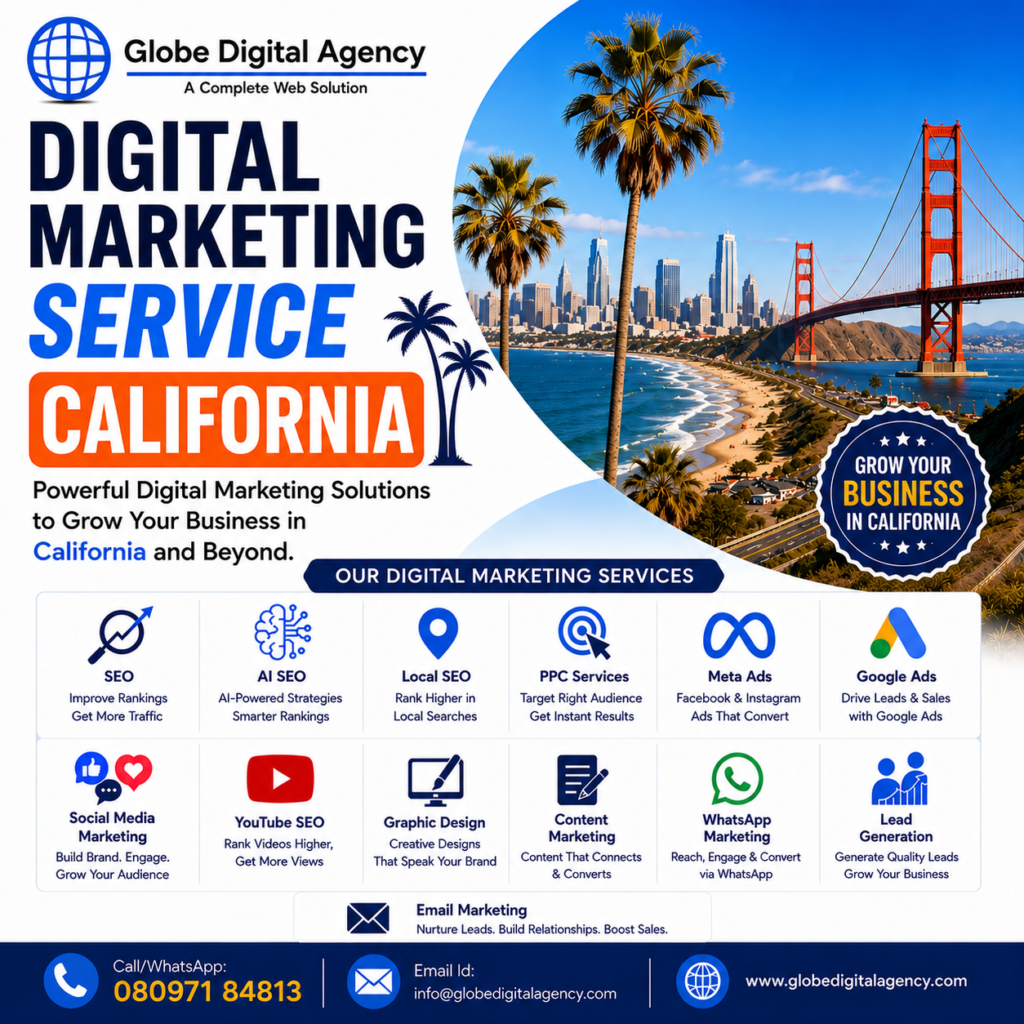 Digital Marketing Services California