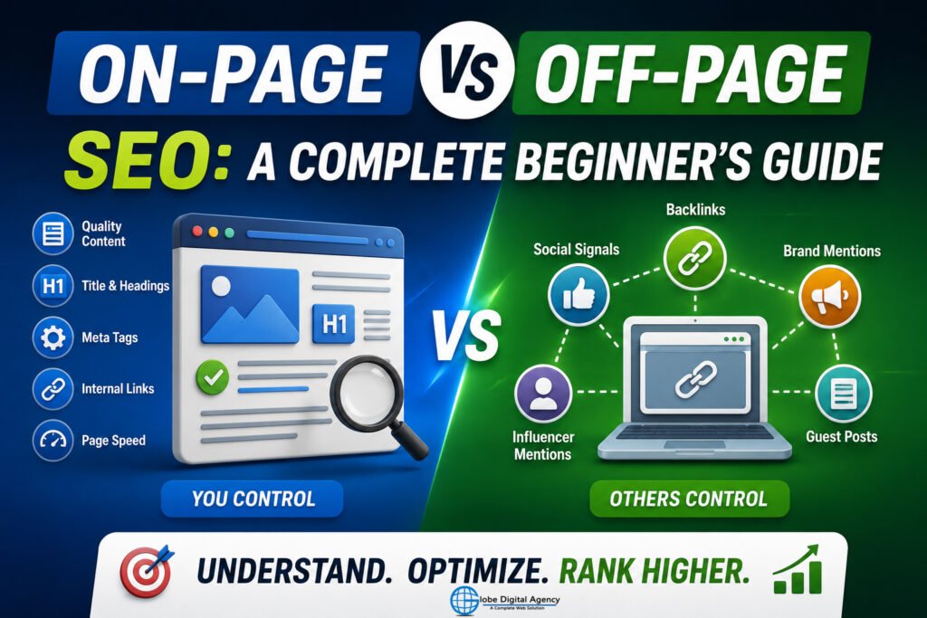 On-Page vs Off-Page SEO